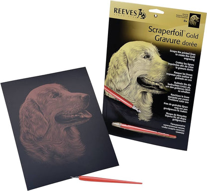 Reeves Scraperfoil - Gold Golden Retriever