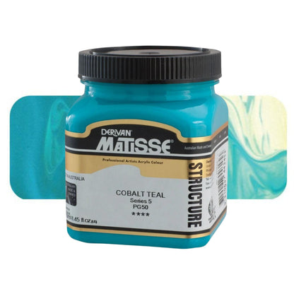 MATISSE STRUCTURE ACRYLIC 250ml S5 COBALT TEAL