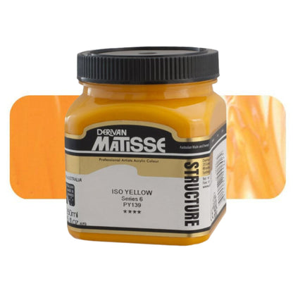 MATISSE STRUCTURE ACRYLIC 250ml S6 ISO YELLOW