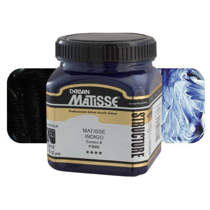 MATISSE STRUCTURE ACRYLIC 250ml S6 MATISSE INDIGO