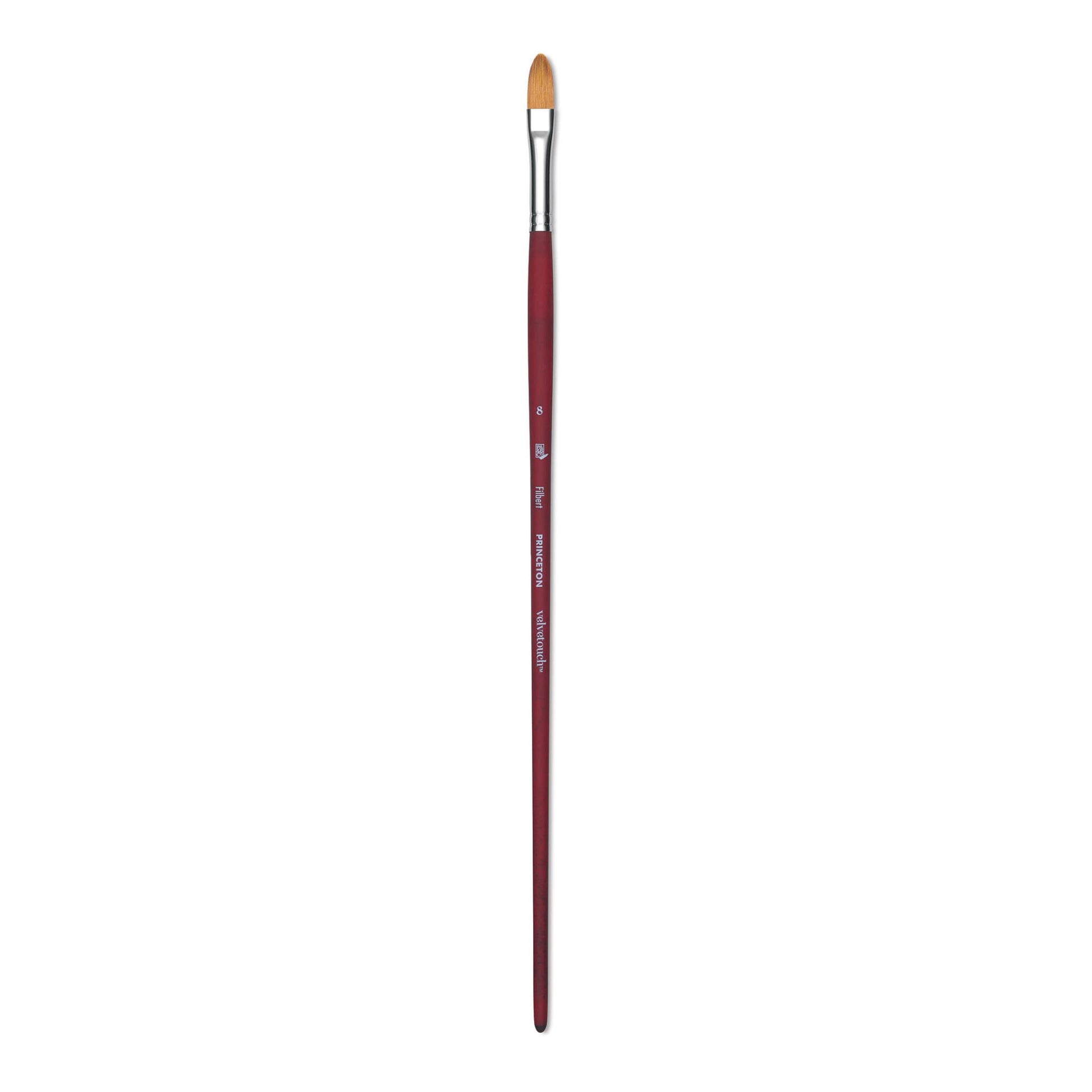 Princeton Velvetouch 3900 Syn Long Handle Filbert