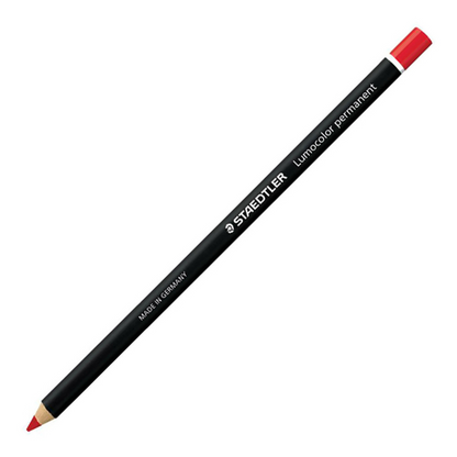 Staedtler Glasochrom Pencil Permanent /chinagraph Red