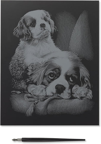 Reeves Scraperfoil - Silver Spaniels