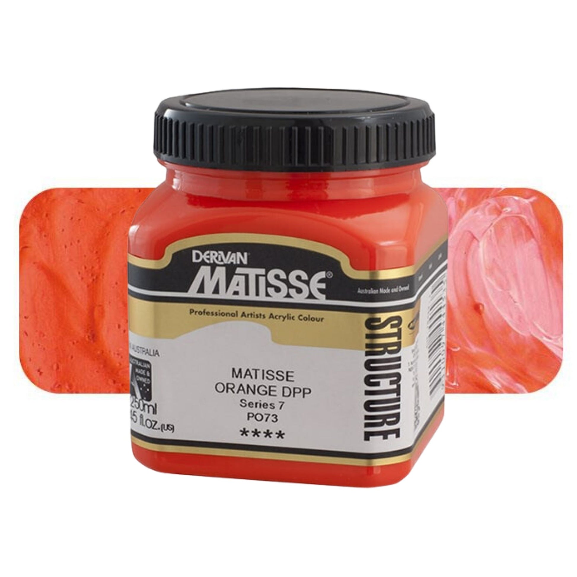 MATISSE STRUCTURE ACRYLIC 250ml S7 MATISSE ORANGE DPP