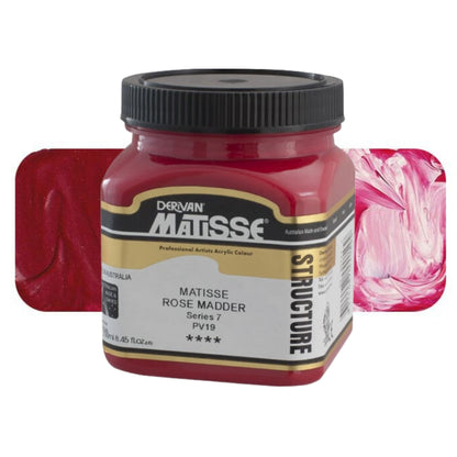 MATISSE STRUCTURE ACRYLIC 250ml S7 MATISSE ROSE MADDER