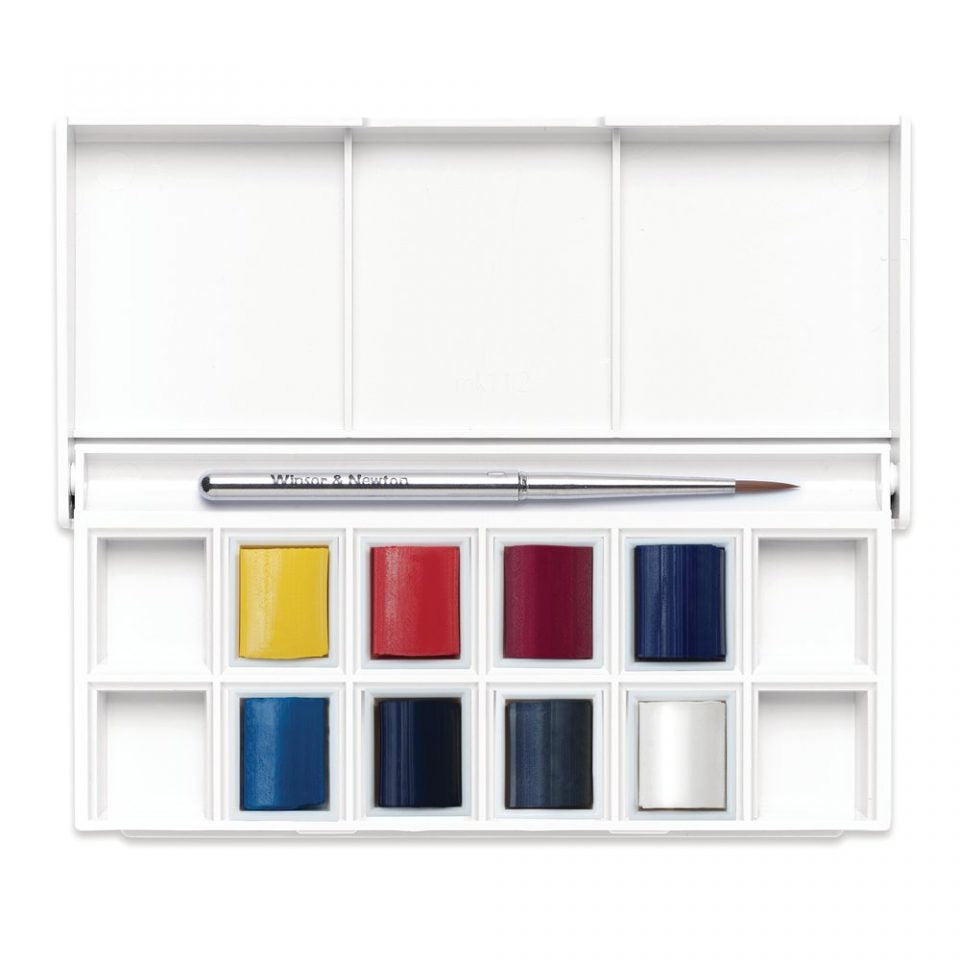 Winsor Newton COTMAN WC Pocket Set 8 Half Pans - Skyscape