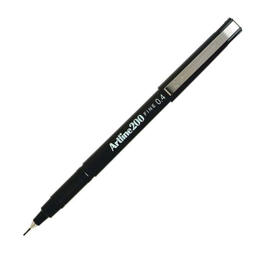 ARTLINE 200 FINELINER PEN 0.4MM BLACK