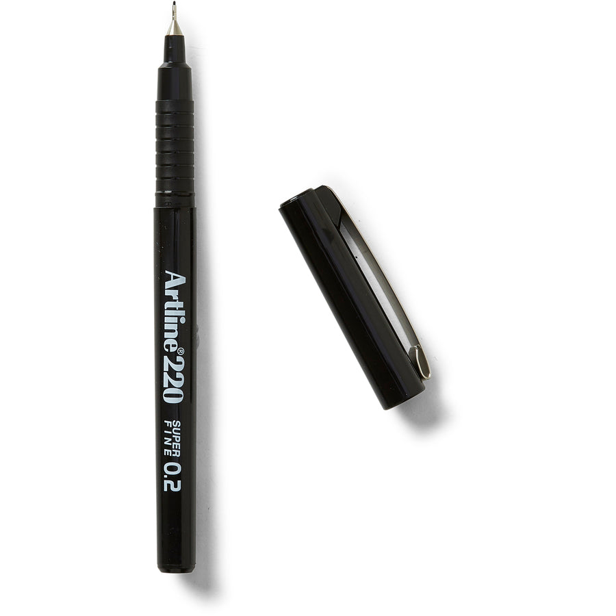 ARTLINE 220 FINELINER PEN 0.2MM BLACK