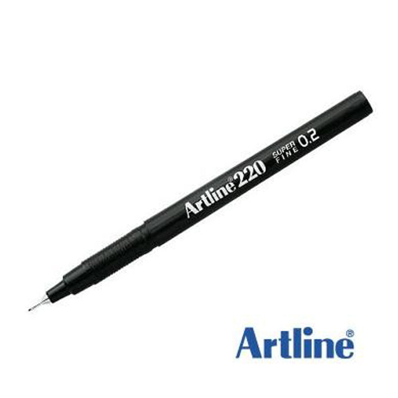 ARTLINE 220 FINELINER PEN 0.2MM BLACK