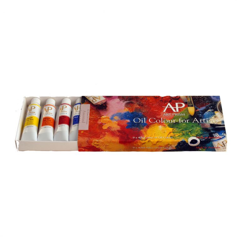 ART PRISM Oil Paint Set of 9 x 40ml ASSORTED