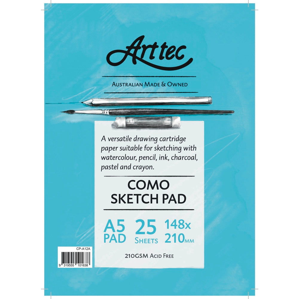 ARTTEC COMO PAD 210gsm 25 SHEETS A5