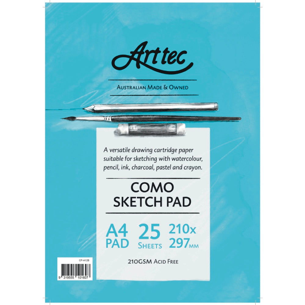 ARTTEC COMO PAD 210gsm 25 SHEETS A4