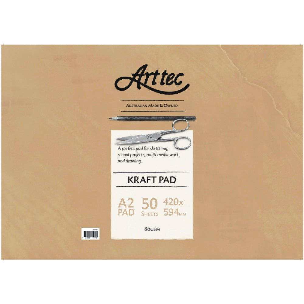 ARTTEC KRAFT PAD 80gsm 50 SHEETS