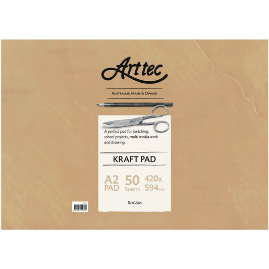 ARTTEC KRAFT PAD 80gsm 50 SHEETS