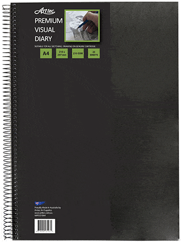 ARTTEC Premium Visual Diary 20sht 210gsm A4