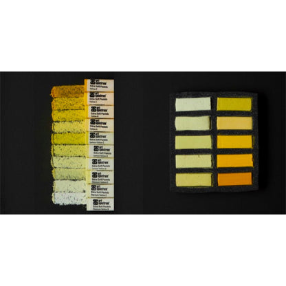 AS Extra Soft Square Pastels Box of 10 - Yellows