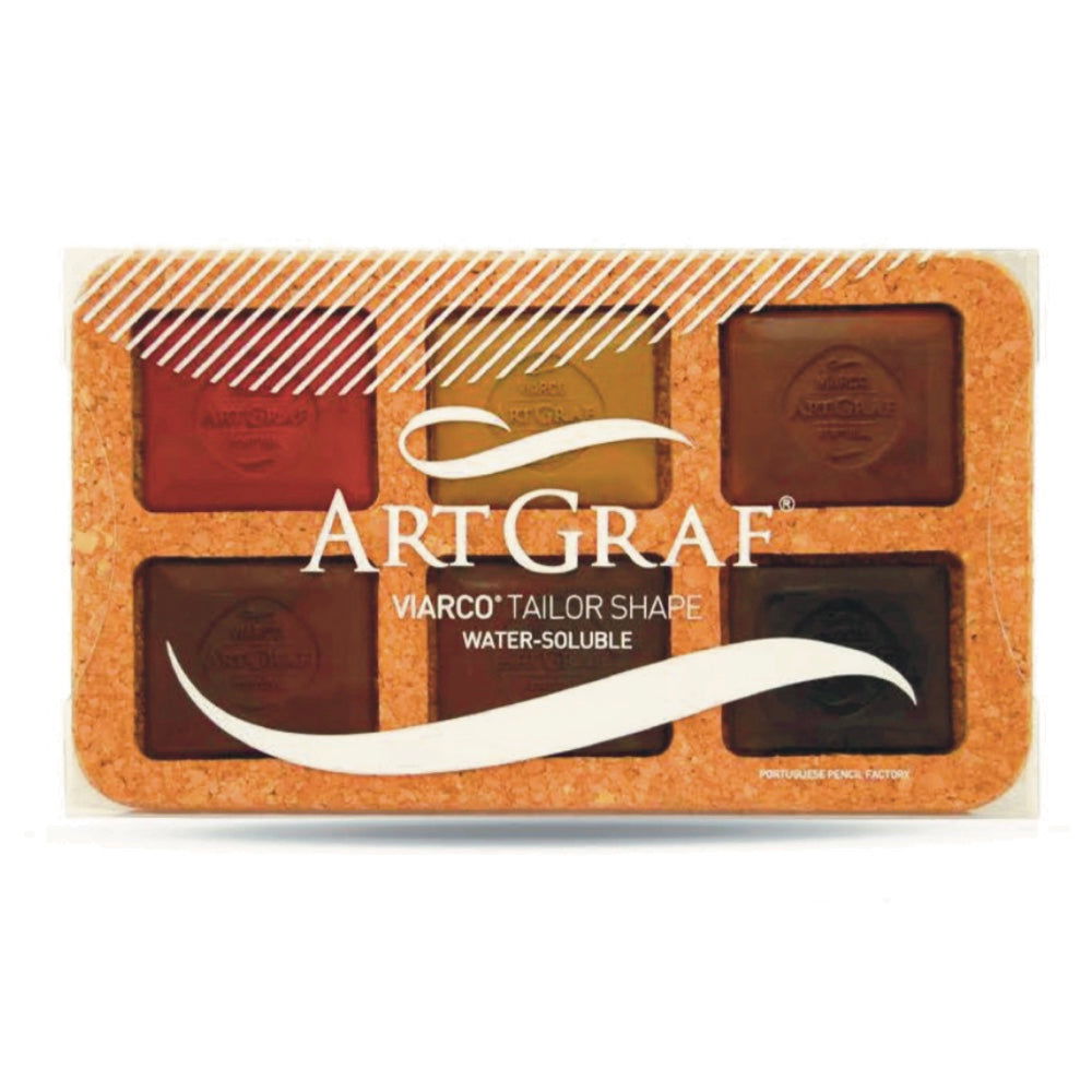 ArtGraf Watersoluble Earth Tone Discs Set of 6