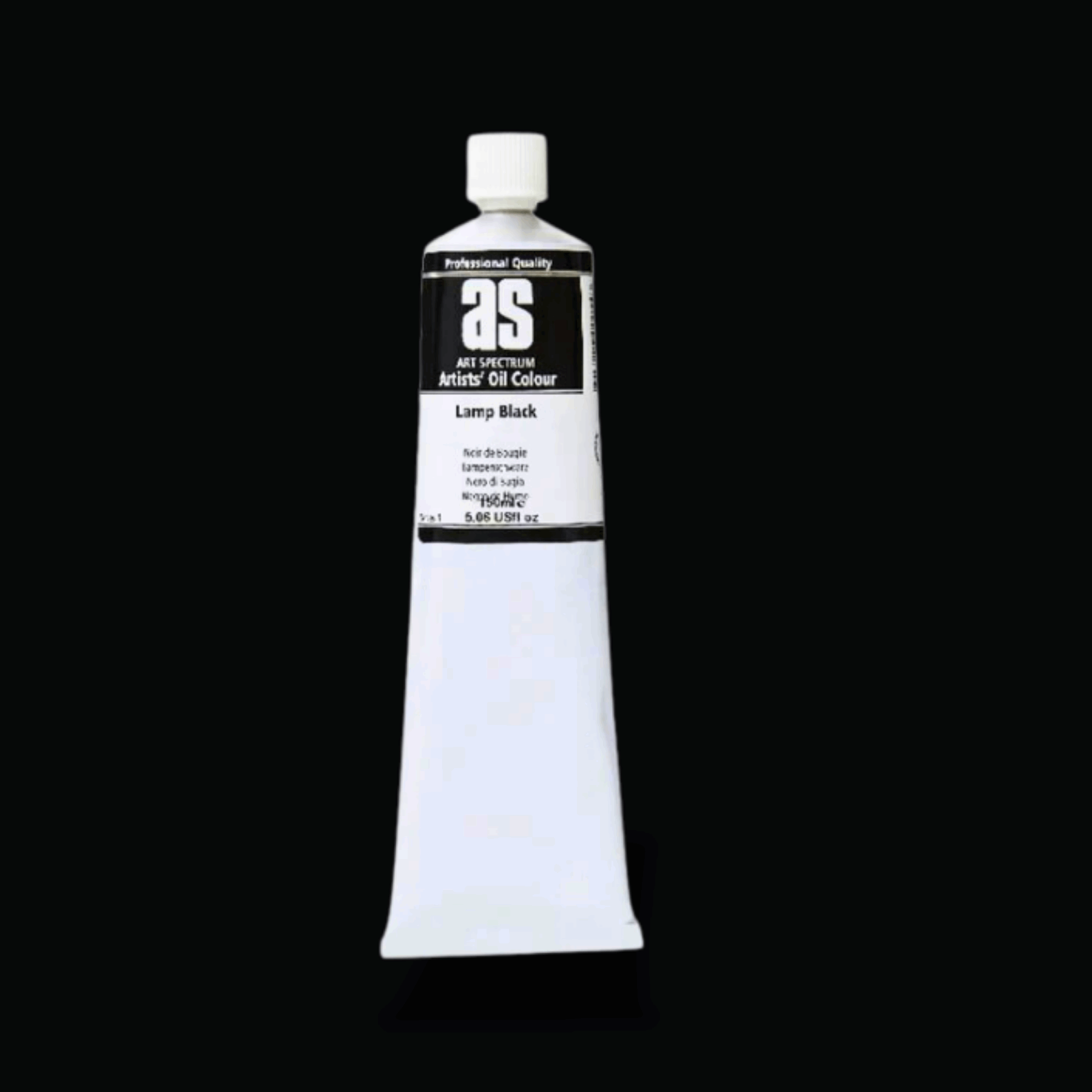 Art Spectrum Artists Oil Paint 150ml S1 Lamp Black