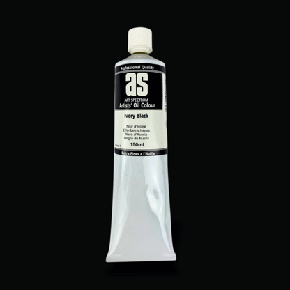 Art Spectrum Artists Oil Paint 150ml S1 Ivory Black