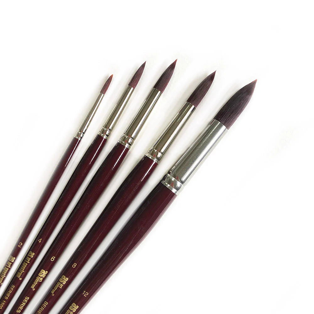 Art Spectrum BRUSH 1500 Maroon SYNTHETIC ROUND