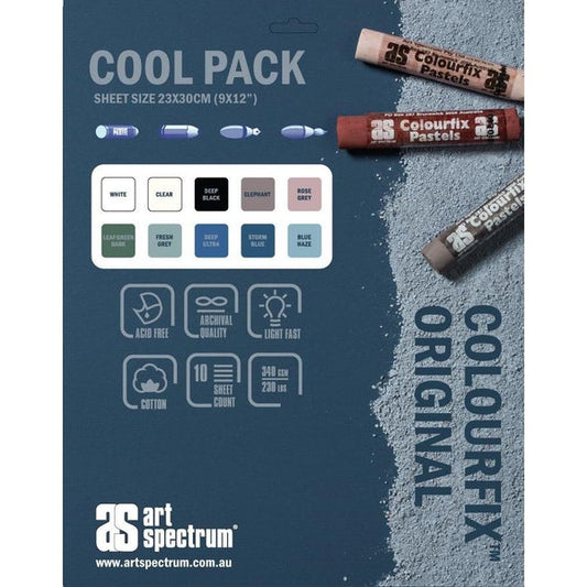 Art Spectrum Colourfix Original 340g 23x30cm COOL pack of 10