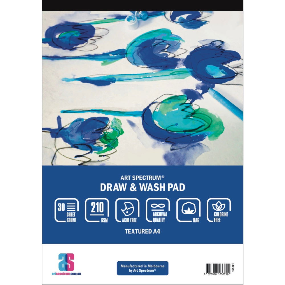 Art Spectrum Draw and Wash Pad 210gsm Textured A3