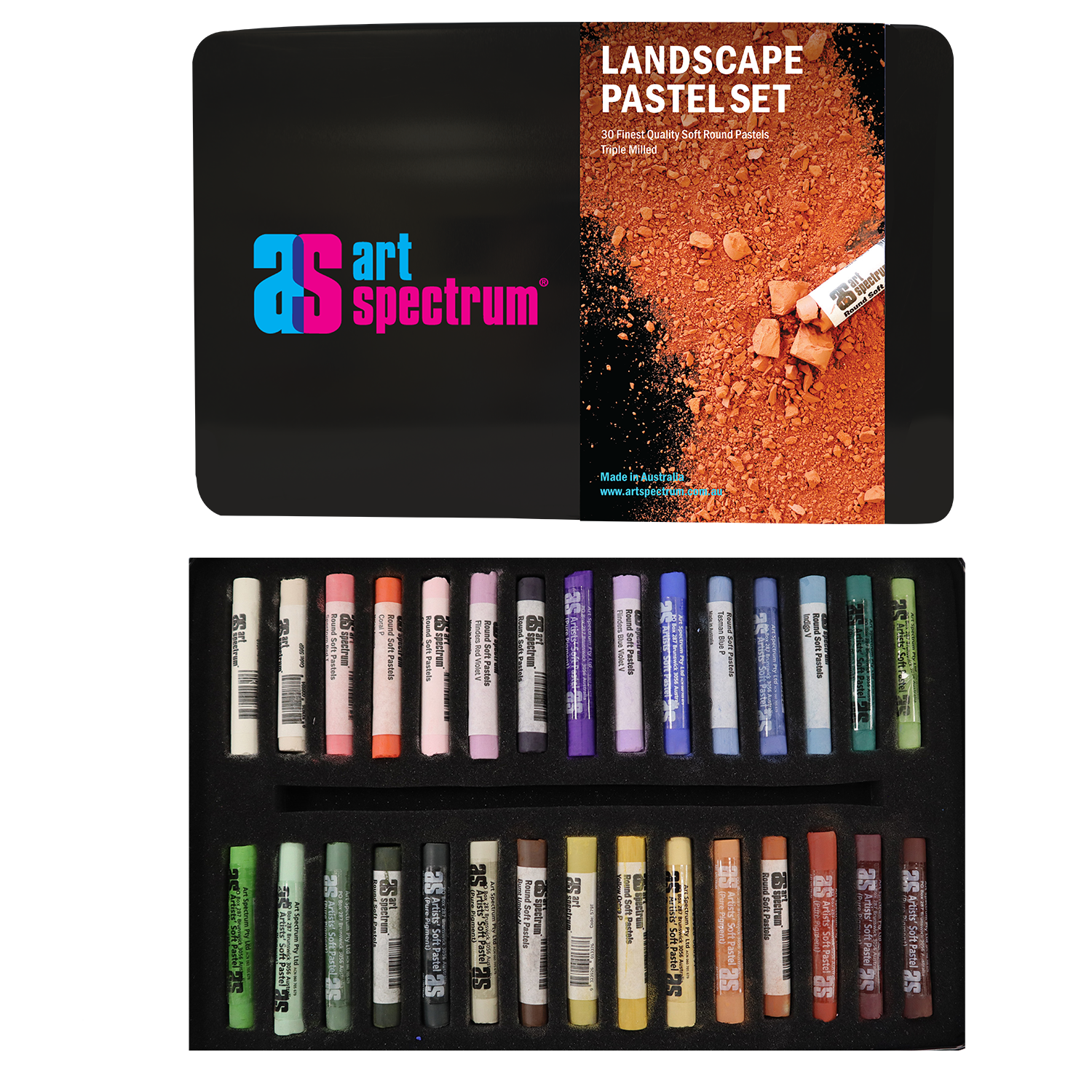 Art Spectrum Soft PASTEL Set of 30 - Landscape Colours