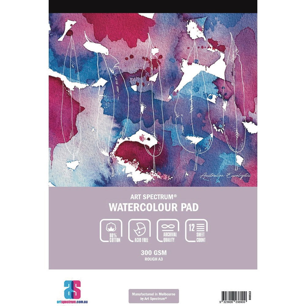 Art Spectrum Studio Watercolour Pad Rough 300gsm A3