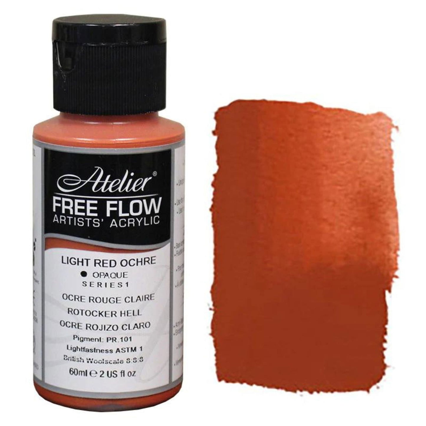 Atelier Free Flow Acrylic 60ml S1 Light Red Ochre