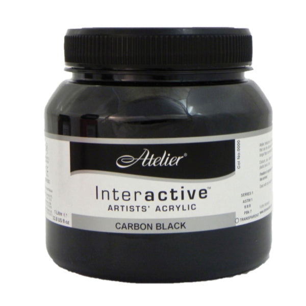 Atelier Interactive Acrylic 1 Litre S1 Carbon Black