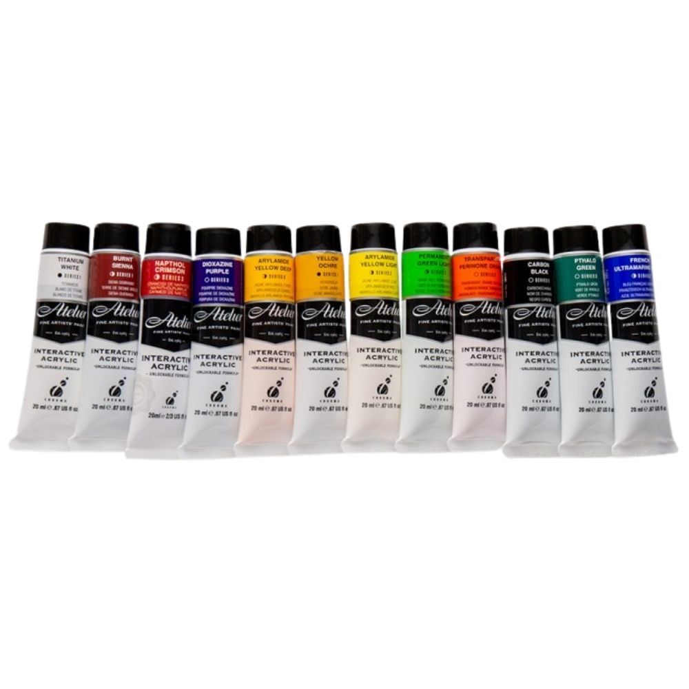 Atelier Interactive Acrylic Set of 12 x 20ml