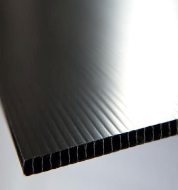 BLACK Corflute Corrugated Board 610 x 915 x 5mm