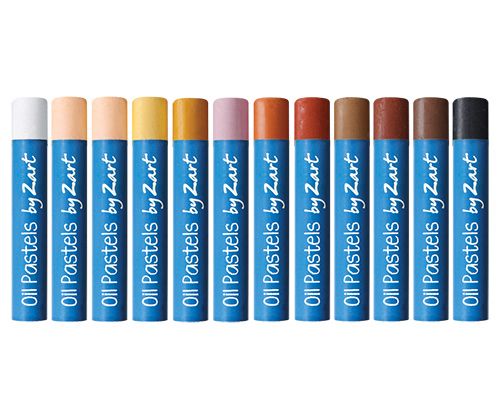 Basics Oil Pastels Skin Tone Set of 12