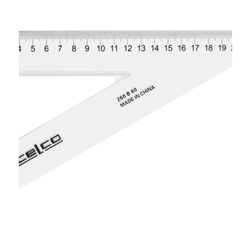 CELCO SET SQUARE - 26CM - 60 DEGREES