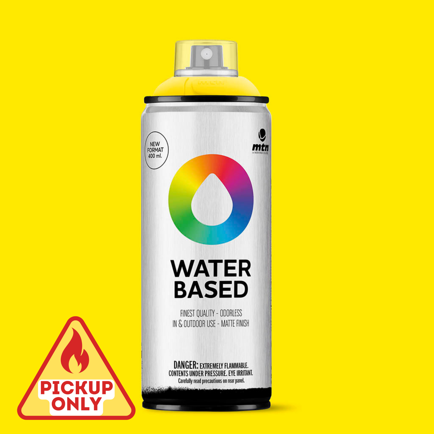 MTN Water-Based Spray Paint 400ml Cadmium Yellow Medium