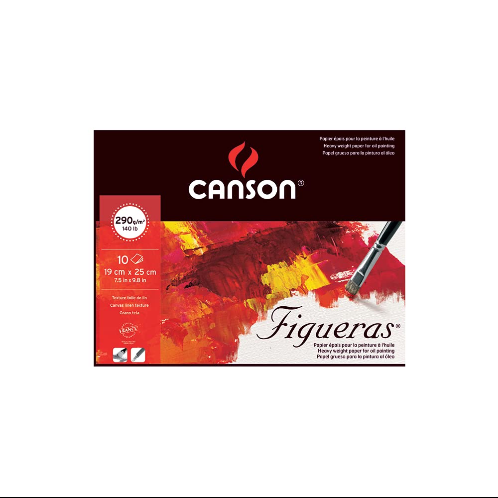 Canson Figueras 290gsm Canvas Paper Pad 10 sheets