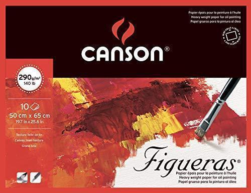 Canson Figueras 290gsm Canvas Paper Sheet 50x65cm