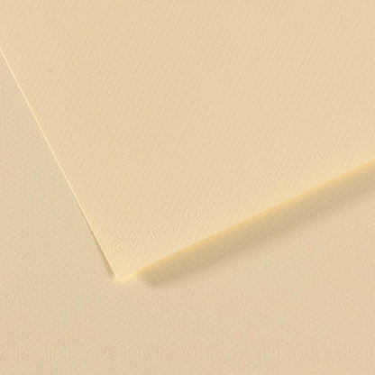 Canson Mi-Teintes Sheet 160gsm 50x65cm 101 Pale Yellow