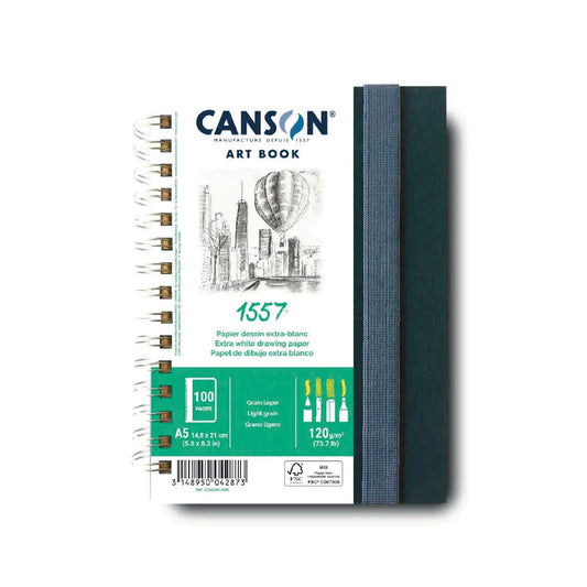 Canson Prof Book 120 Pro 1557 Portrait 50SH A5 - Canson