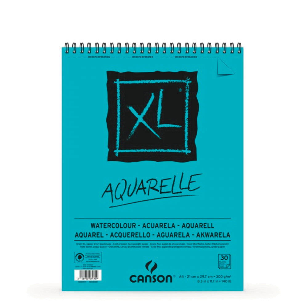 Canson XL Range 300 Pad Aquarelle A4