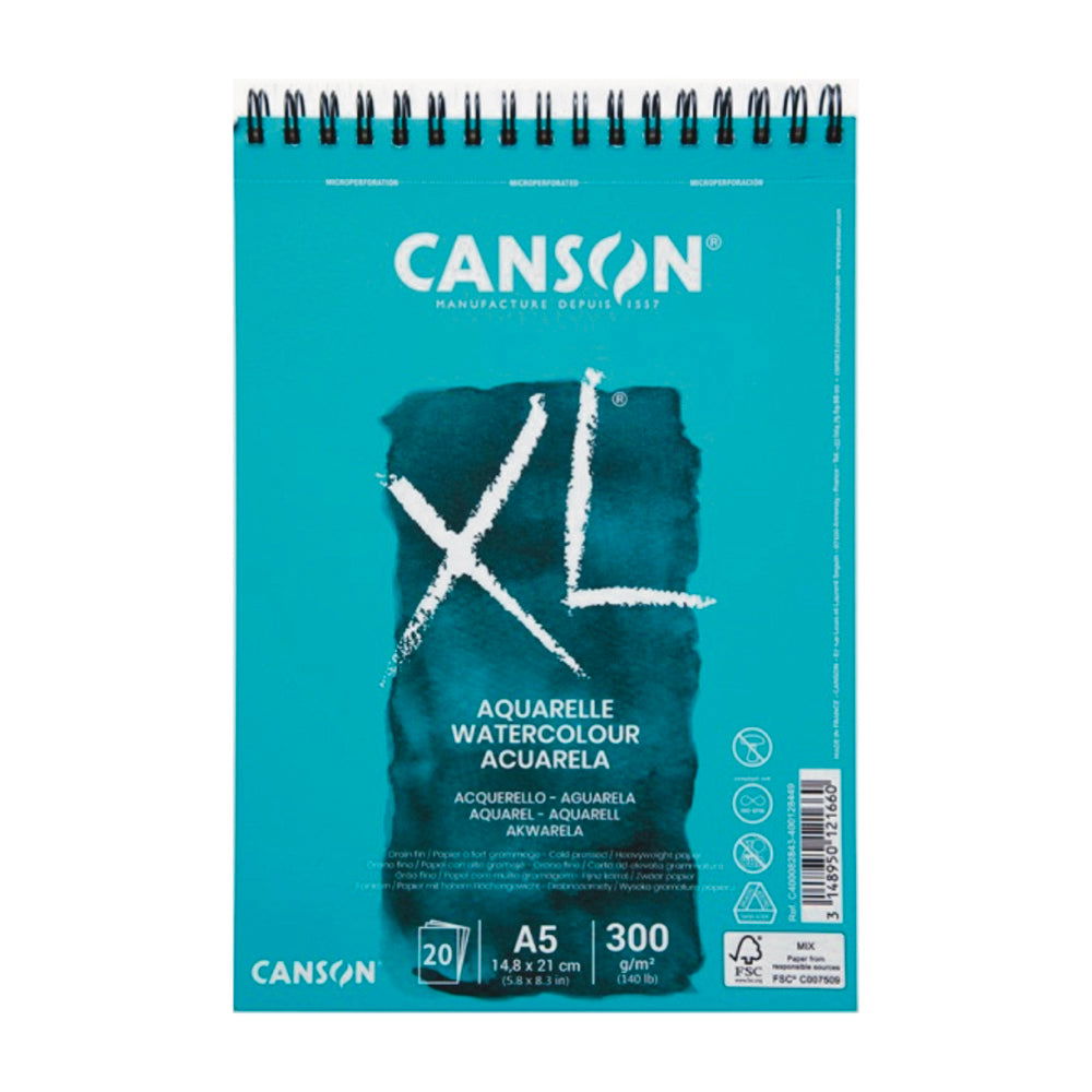 Canson XL Range 300 Pad Aquarelle A5