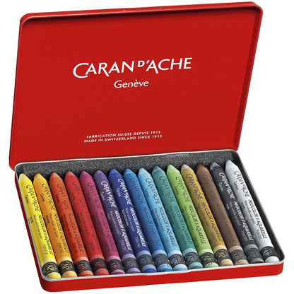 Caran DAche NEOCOLOR II Water Soluble Wax Oil Pastel x 15