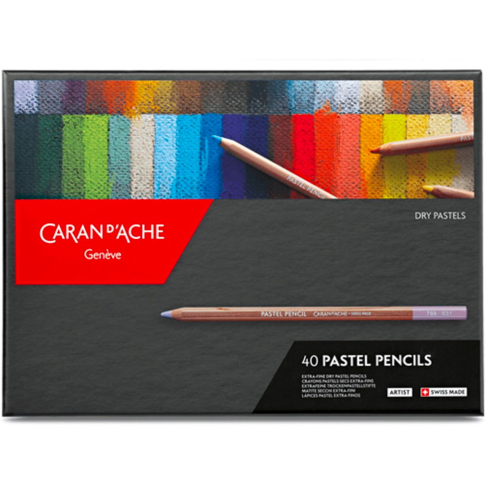 Caran DAche Pastel Pencils Assorted box of 40