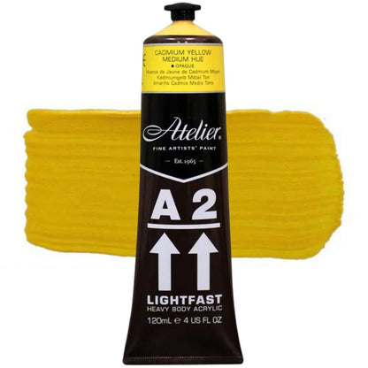 Chroma A2 Acrylic 120ml Cadmium Yellow Medium Hue