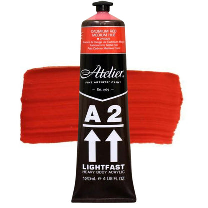 Chroma A2 Acrylic 120ml Cadmium Red Medium Hue