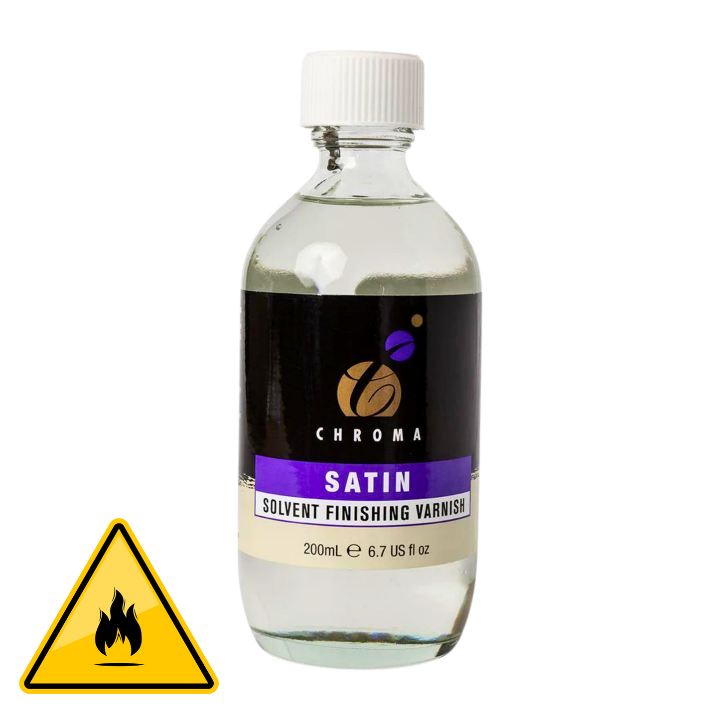 Chroma Solvent Varnish 200ml Satin