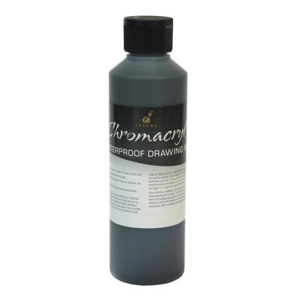 Chromacryl 250ml Waterproof Drawing Ink