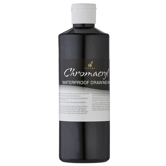 Chromacryl 500ml Waterproof Drawing Ink