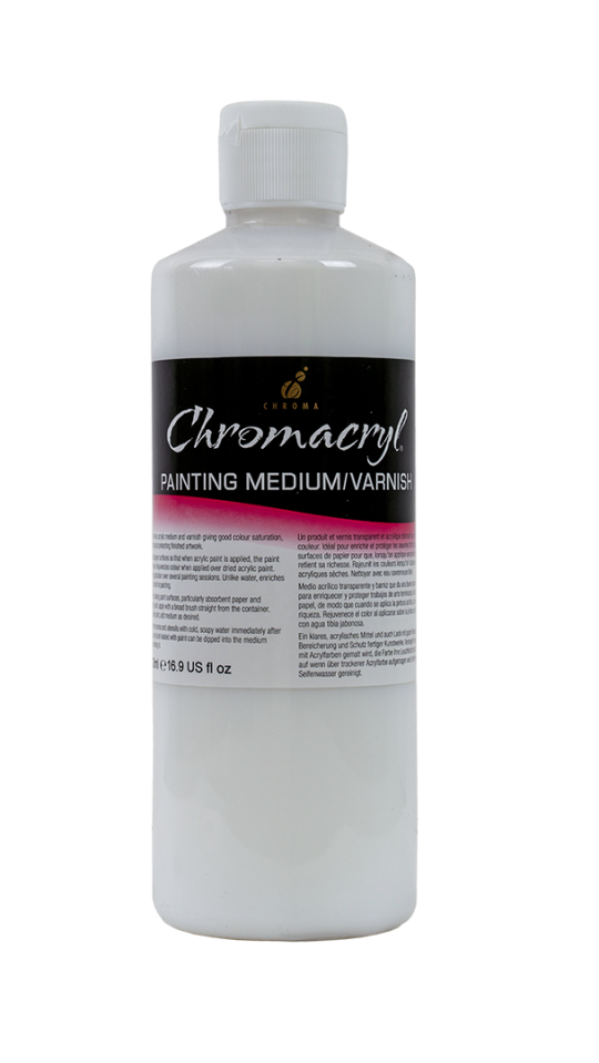 Chromacryl Painting Medium and Varnish 250ml