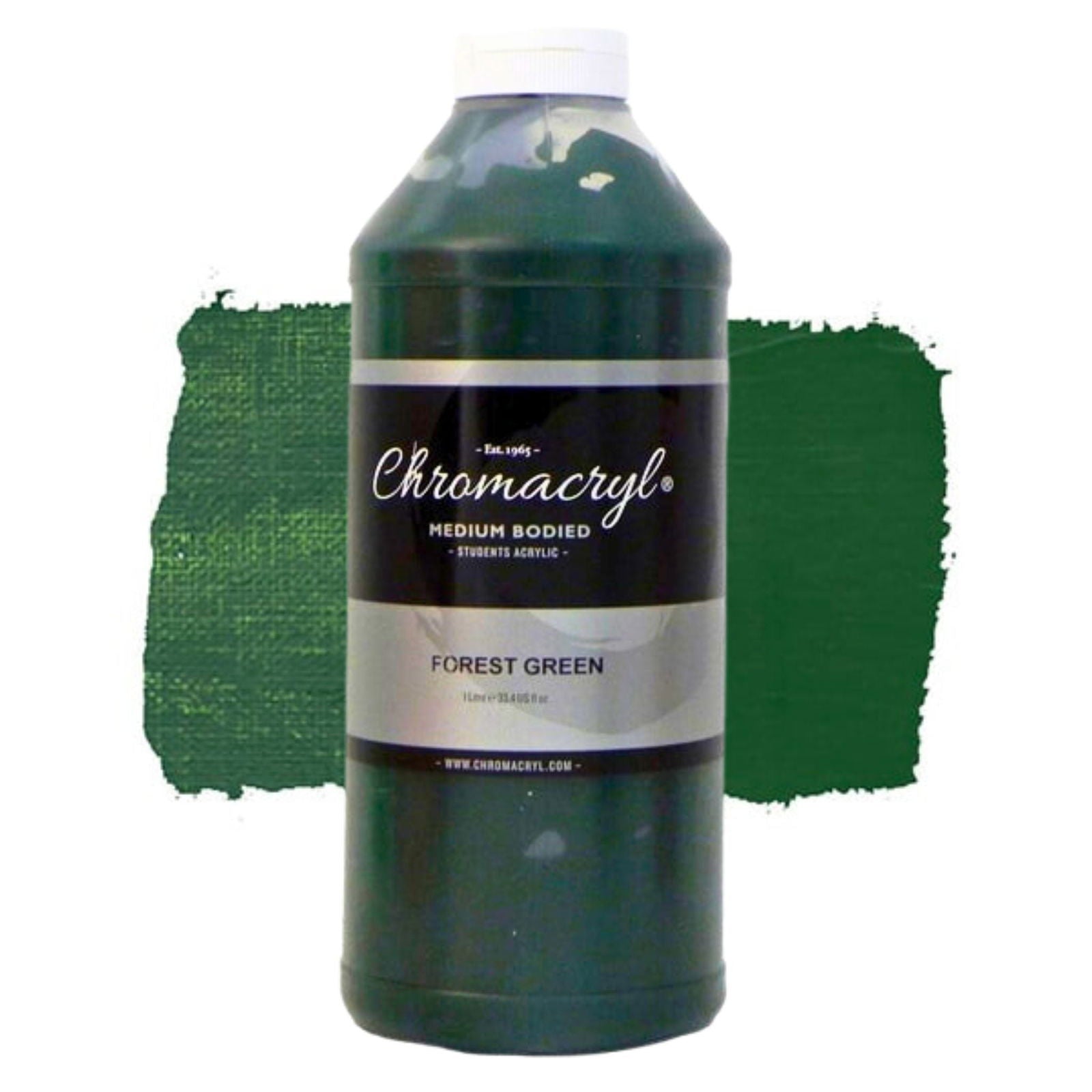 Chromacryl Student Acrylic 1 Litre Forest Green